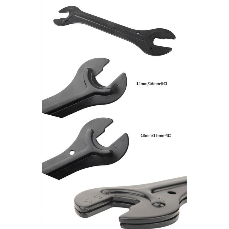 Carbon Steel Bike Cycle Head Open End Axle Hub Cone Wrench Spanner Bicycle Repair Tool