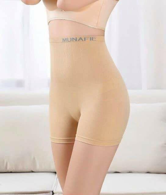 Quần gen bụng Munafie định hình eo thon cạp chun dạng đùi - QGB1168