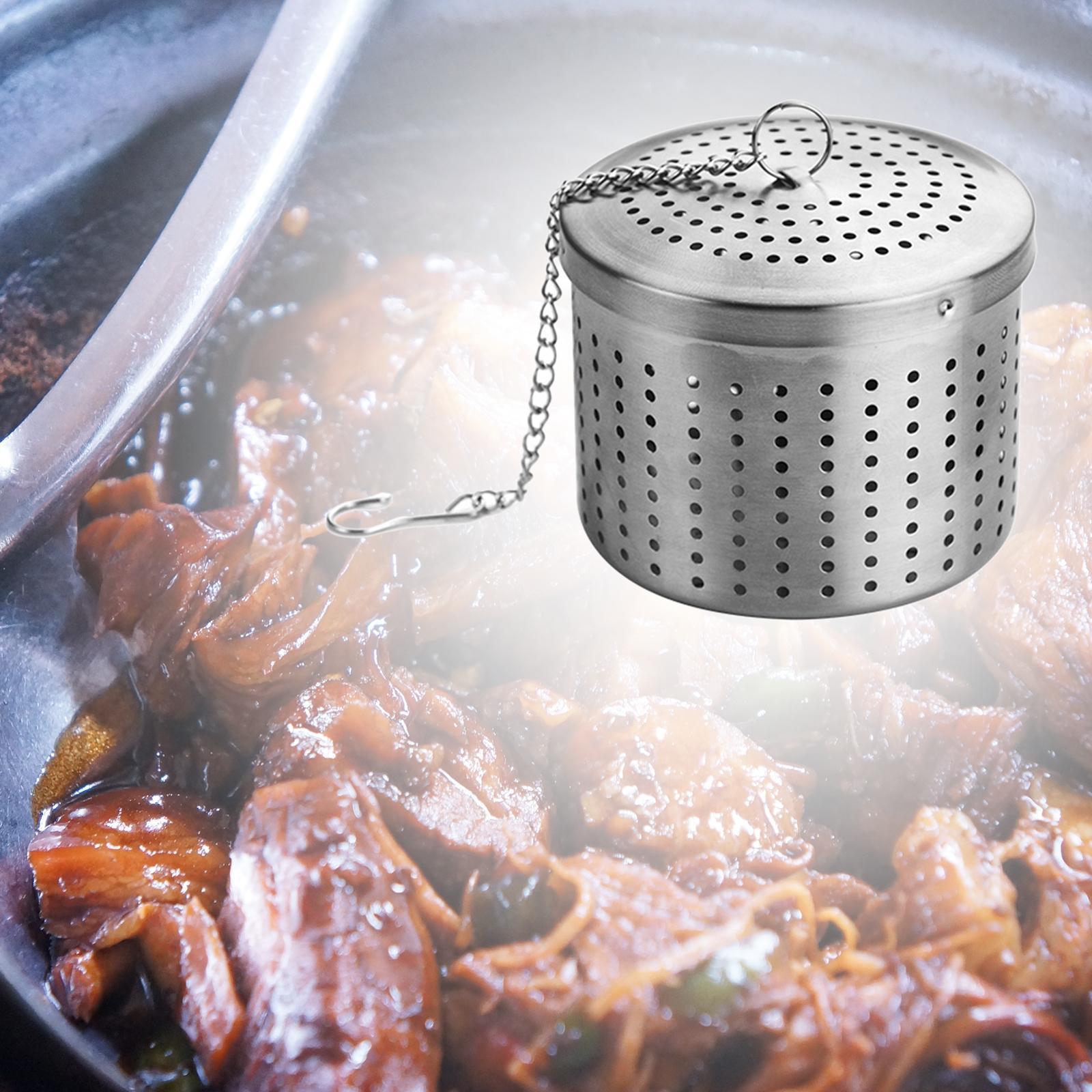 Stainless Steel Loose Leaf Tea Infuser Filter for Kitchen Restaurant Tools