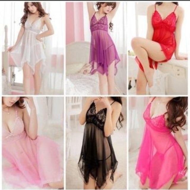 Váy ngủ sexy gợi cảm trong suốt