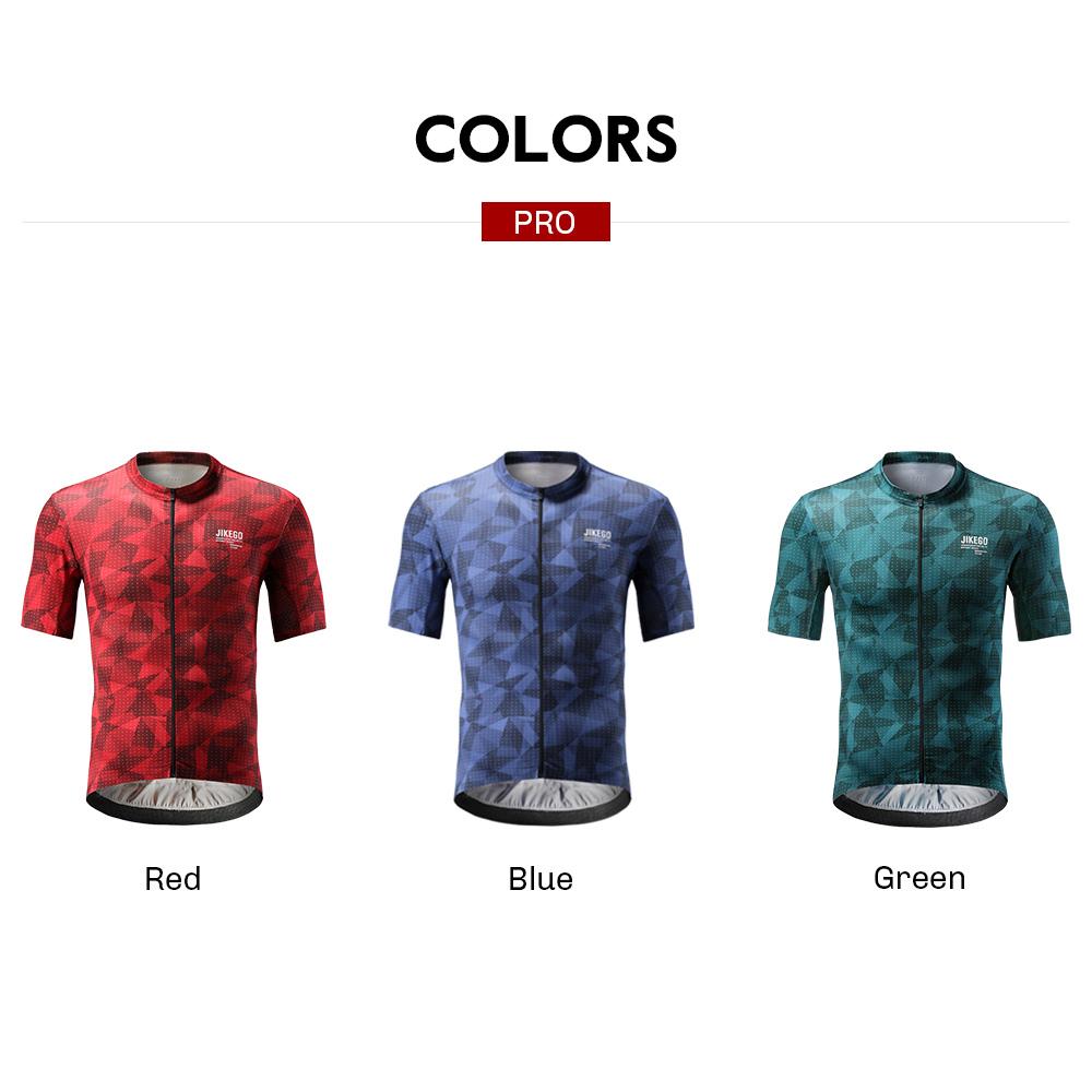 Jikego Man Cycling Maillot MTB Jersey Mountain Bike áo sơ mi xe đạp áo thun áo phông Maillot Ciclismo nhanh chóng khô Color: red Size: XXL