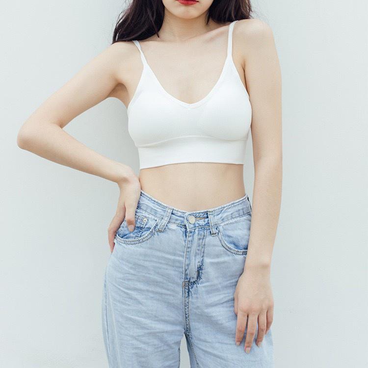 Áo hai dây Bra chữ U hở lưng, không gọng nâng ngực quyến rũ
