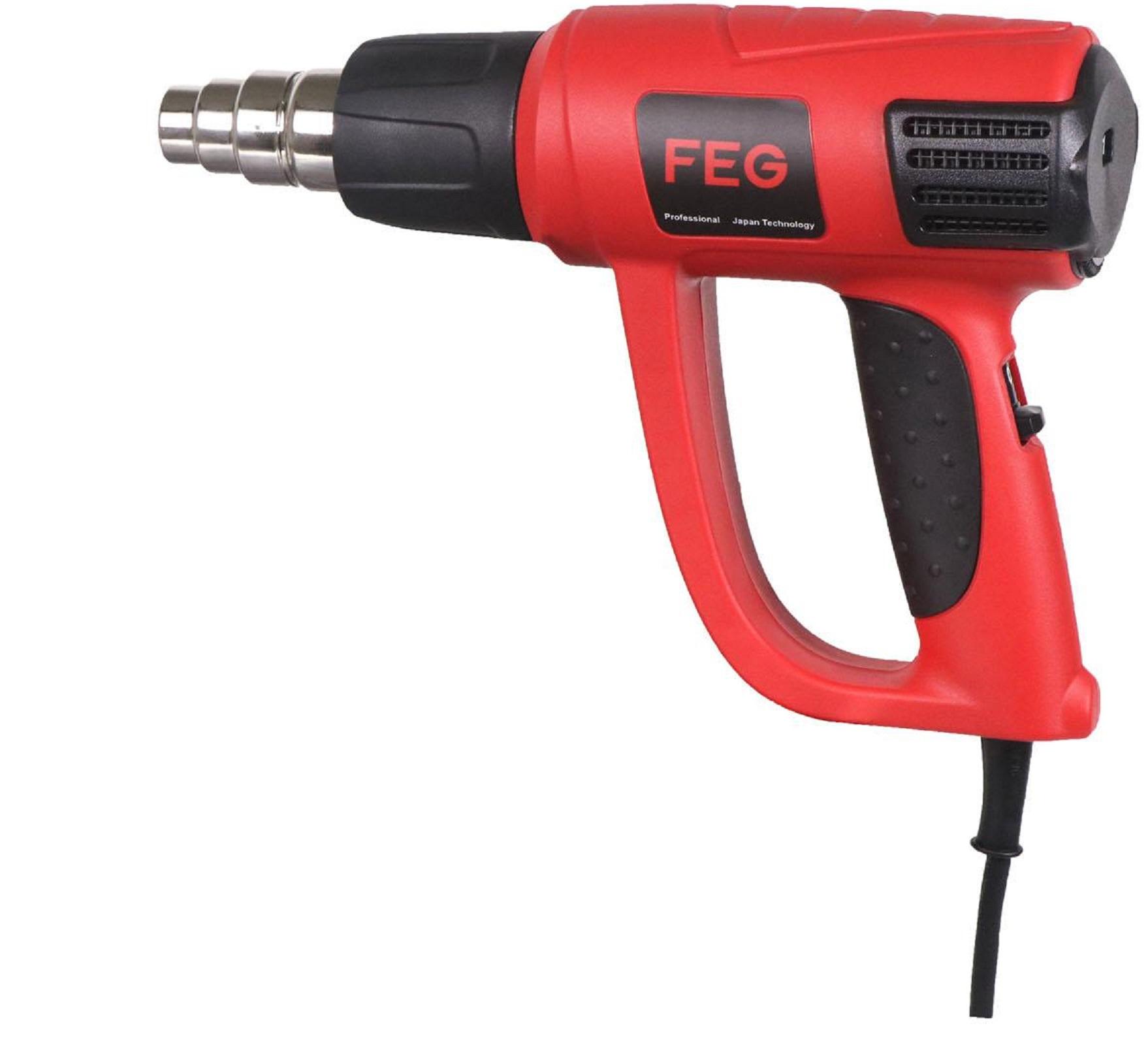 MÁY THỔI HƠI NÓNG 2000W (50 - 550 ĐỘ C) FEG EG 108 - HÀNG CHÍNH HÃNG