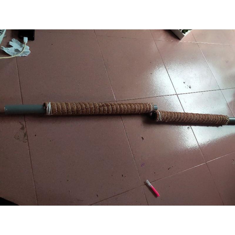Trụ sơ dừa 130cm. đã khử muối, sợi coton