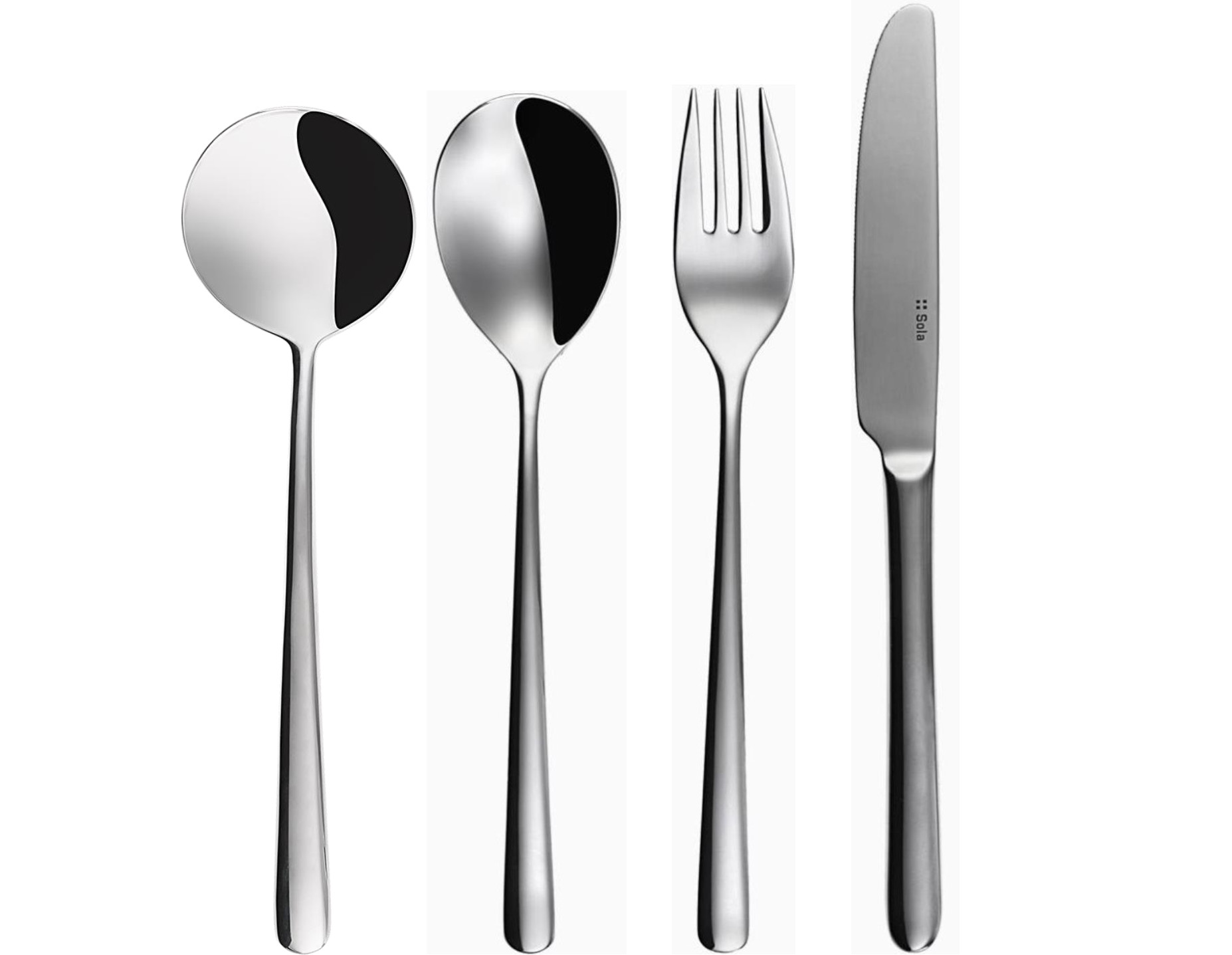 Bộ 6c Muỗng Súp 106173 - Inox 304 Stainless Steel 18/10 Đồ dùng bàn tiệc nhà hàng khách sạn cao cấp (Set of 6pcs Soup Spoon SS18/10)