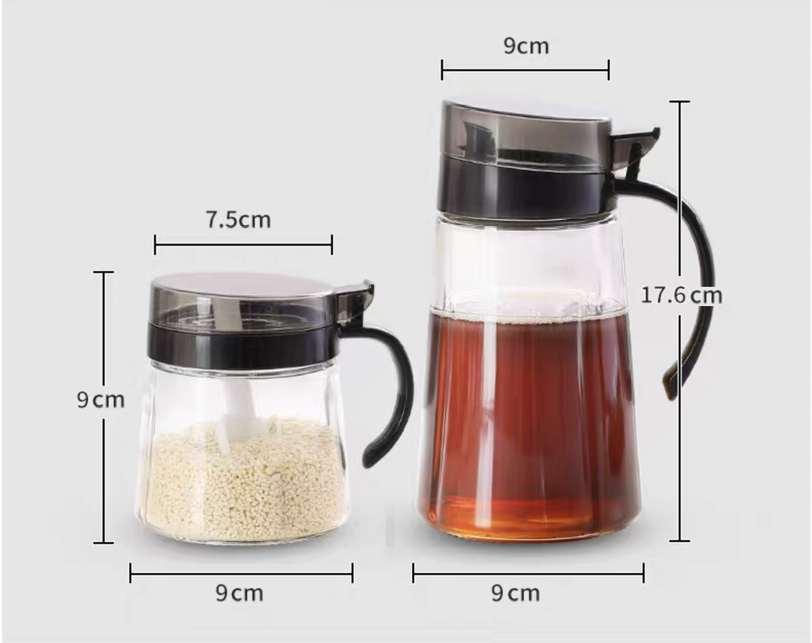 [Set 6 Món] Hũ Đựng Gia Vị, Lọ, Hộp, Hũ Thủy Tinh Đựng Gia Vị 500 ml Chống Nước, Ẩm Mốc, Côn Trùng