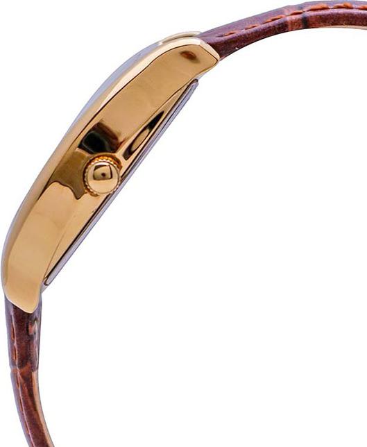 Đồng Hồ Nữ Julius Hàn Quốc JA-703LC Cổ Điển Dây Da Màu Nâu