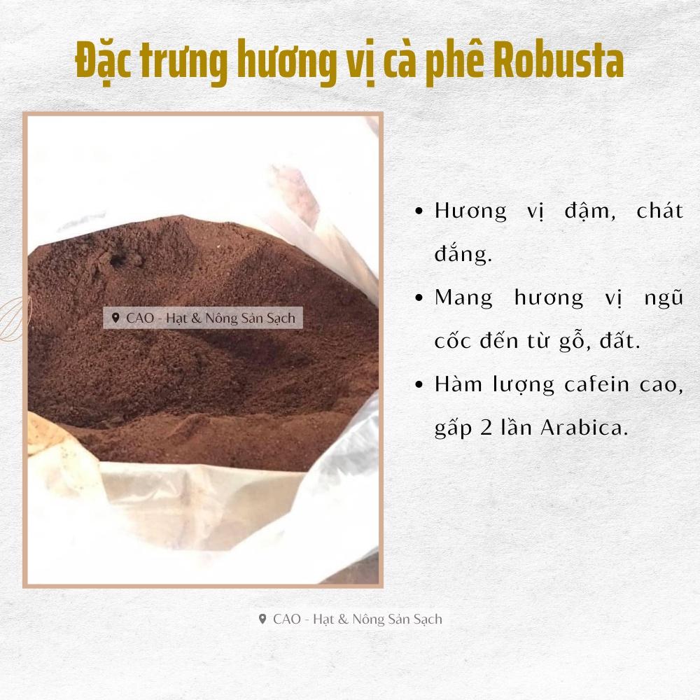 Cà phê rang xay CAO Food từ hạt cà phê robusta chín Đaklak thơm ngon và phù hợp với mọi đối tượng