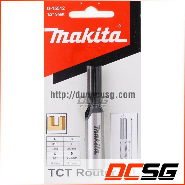 Mũi phay thẳng 10mm cốt 12.7mm 1/2"x10mm Makita D-15512