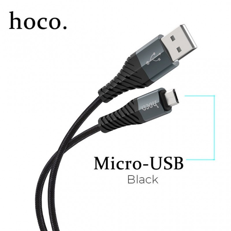 Dây Sạc Hỗ Trợ Cho Mọi Thiết Bị hoco. X38 Sạc Nhanh 2.4A Android Dành cho Iphone Type-C Type C Chống Rối 1M