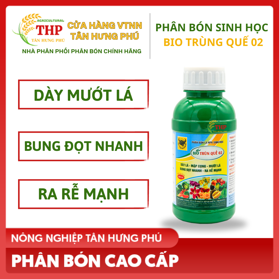 Phân Bón Sinh Học BiO Trùn Quế 02 | PHÂN BÓN SINH HỌC | PHÂN BÓN
