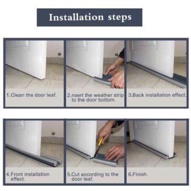 Nẹp Mút Xốp 95cm Chặn Đáy Khe Cửa,Gió Mùa,Cách Nhiệt,Cách Âm,Ngăn Côn Trùng,Chống Kẹt Tay Chân Bé