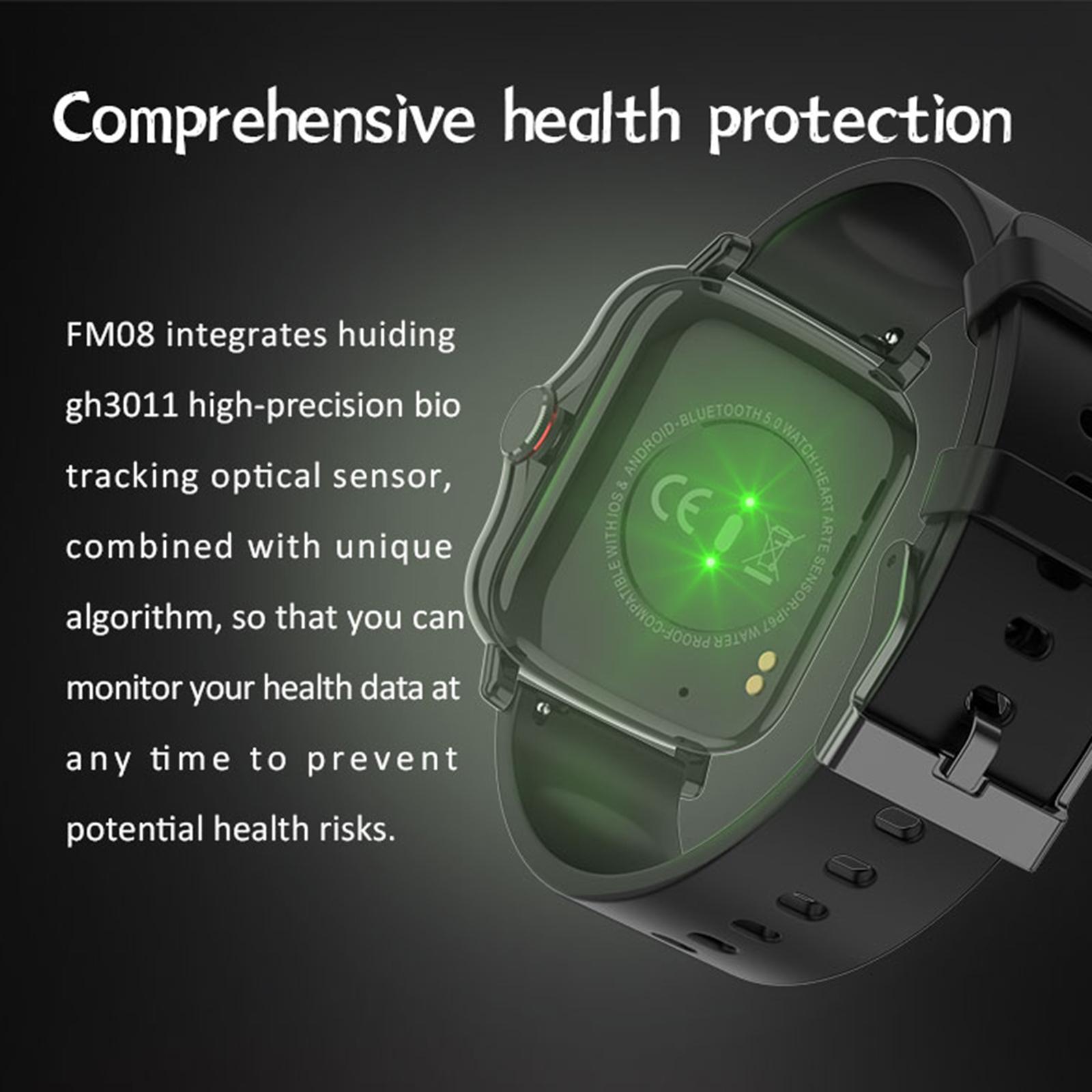 Smart Watch Bluetooth Heart Rate Monitor Digital Smartwatch for Men Women