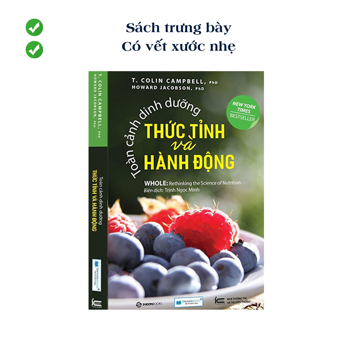 CK50% SÁCH TRƯNG BÀY - Toàn cảnh dinh dưỡng: Thức tỉnh và hành động (TB) - Sách trưng bày, có vết xước nhẹ