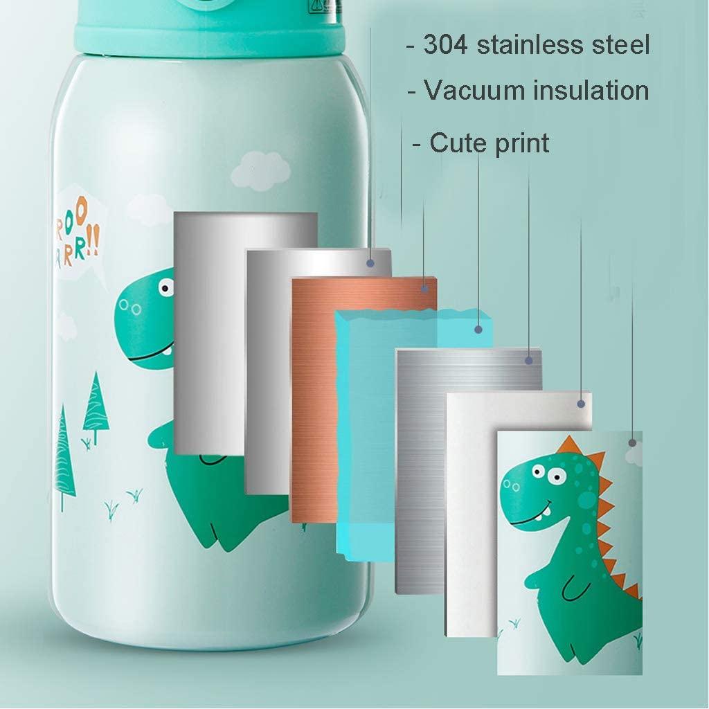 Bình Nước Trẻ Em, Bình Giữ Nhiệt Khủng Long Inox Giữ Nhiệt 500Ml