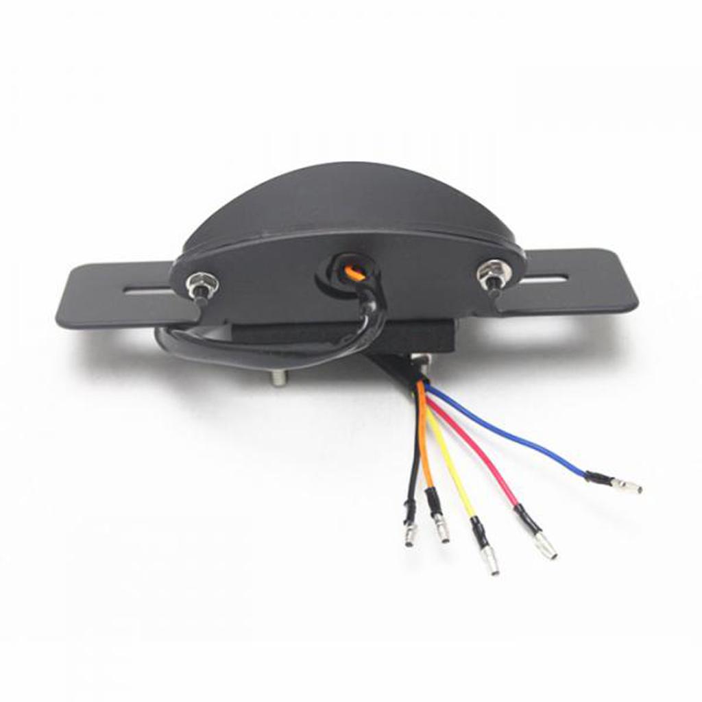 12V 14-LED Motorcycle Turn Signal Brake License Plate Integrated Tail Light