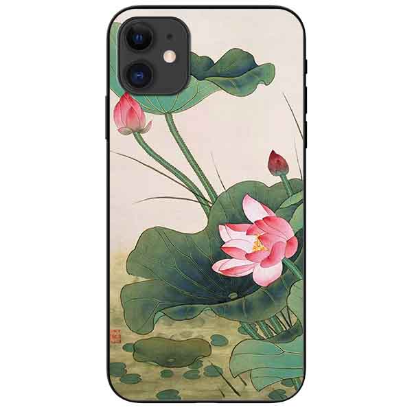 Ốp lưng in cho Iphone 11 Mẫu Sen Vươn Lên