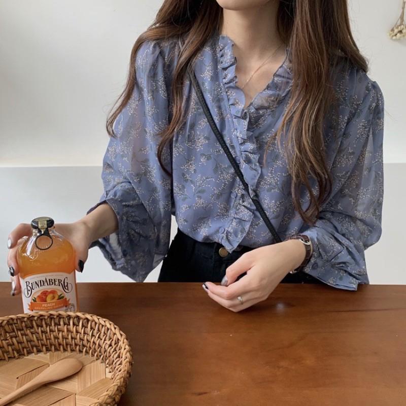 Áo Sơ Mi Voan Bèo Cực Xinh
