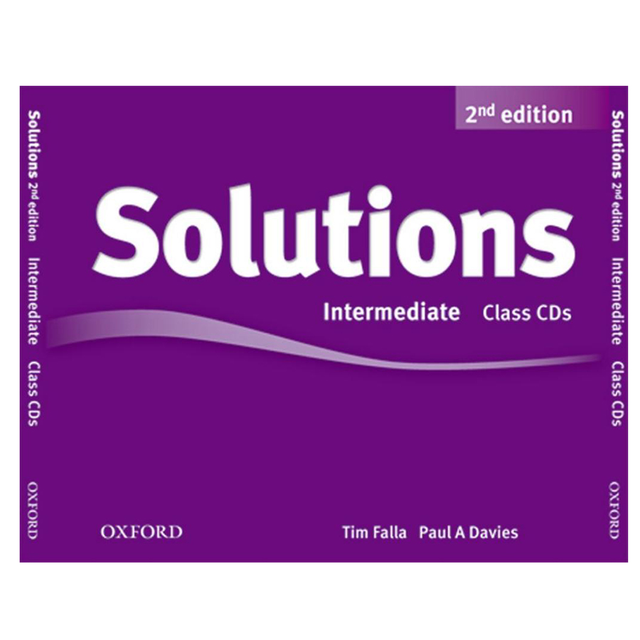 [Hàng thanh lý miễn đổi trả] Solutions (2E) Intermediate Class Audio CDs (3 Discs)