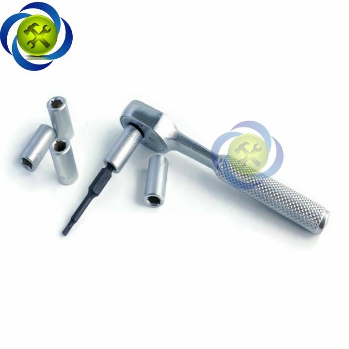 Đầu chuyển 1/4 sang bắn vít 6.35mm Kingtony 2142 có nam châm dài 25mm