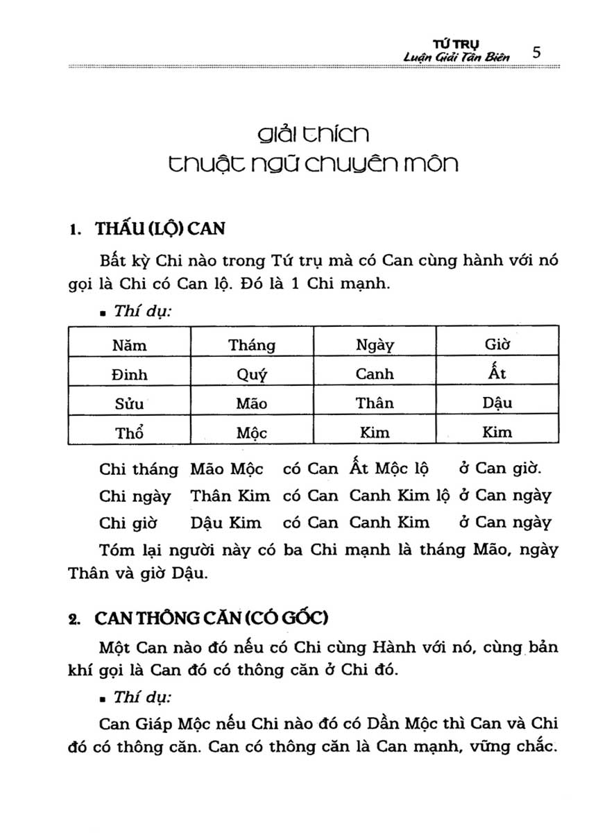 Tứ Trụ Luận Giải Tân Biên