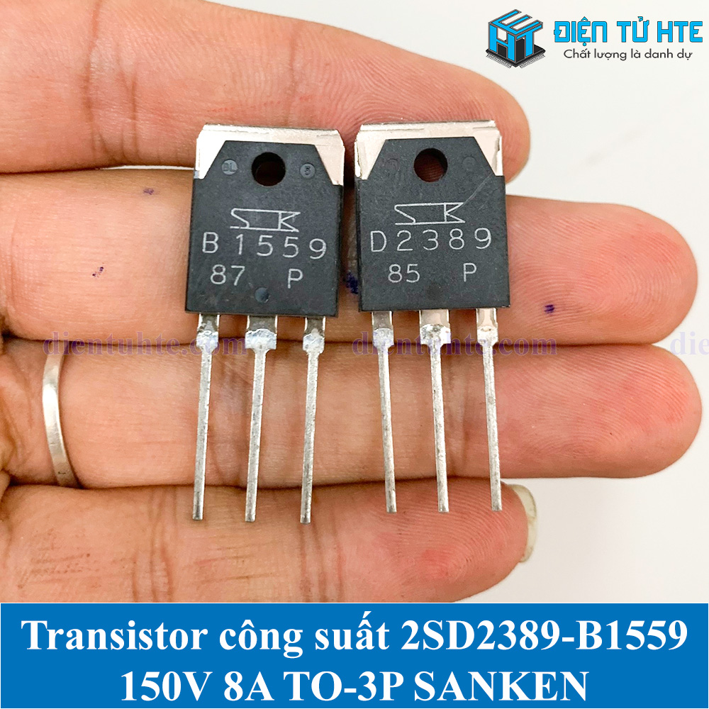 Transistor khuếch đại công suất B1559 2SB1559 D2389 2SD2389 150V 8A TO-3P