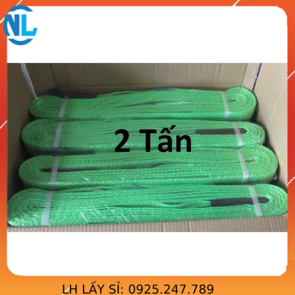 Dây cáp vải cẩu hàng 2 tấn x 5 mét - rộng 5cm