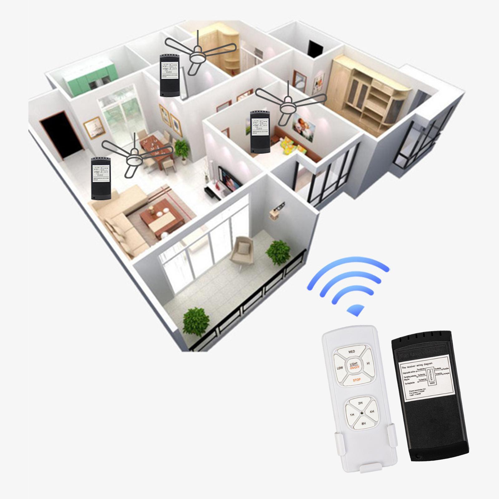 Household Remote Switch High Sensitivity Multifunctional Light Switch for Bedroom Office