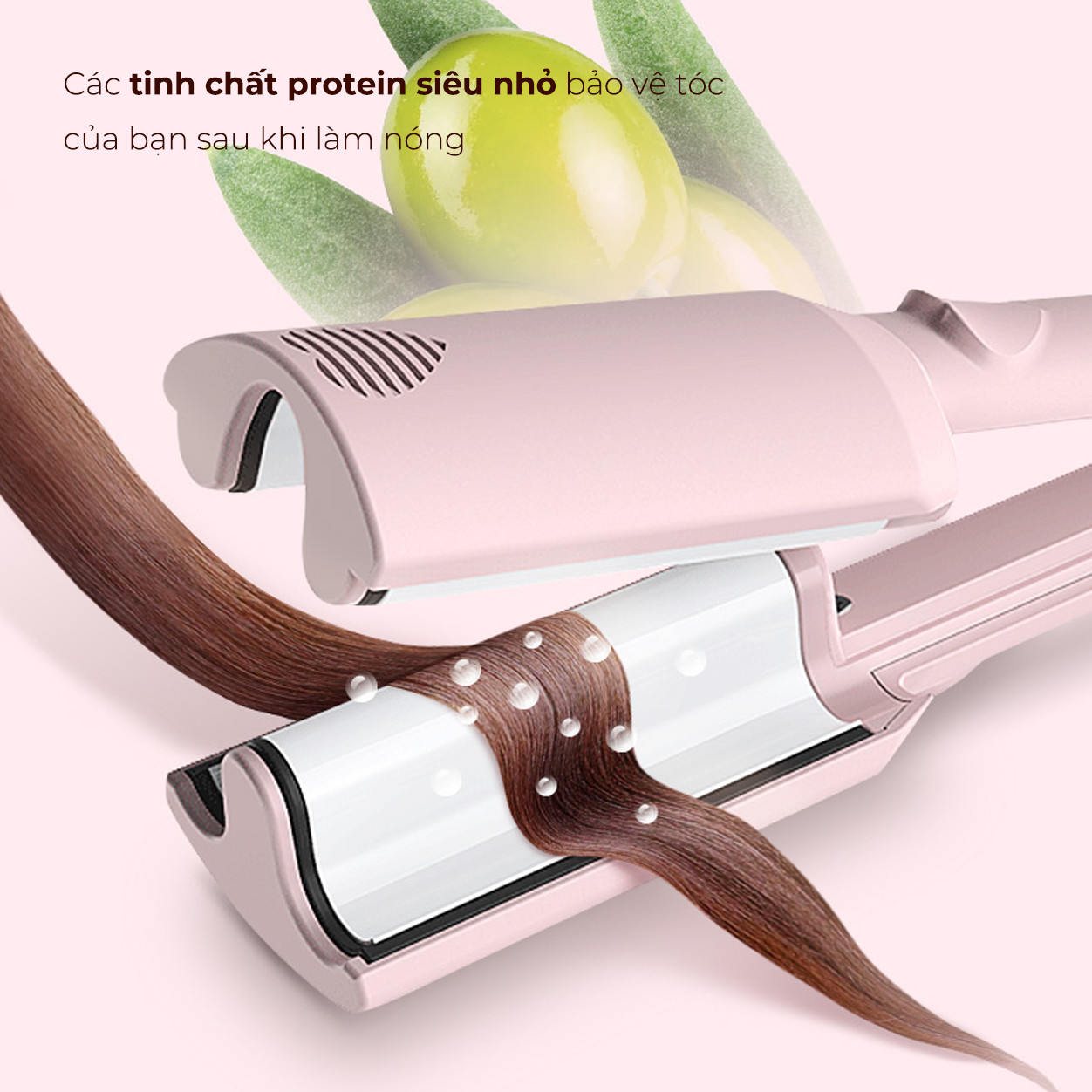 Máy dập tóc - Máy tạo kiểu tóc sóng nước Vivid&Vogue Chính hãng - VAV038