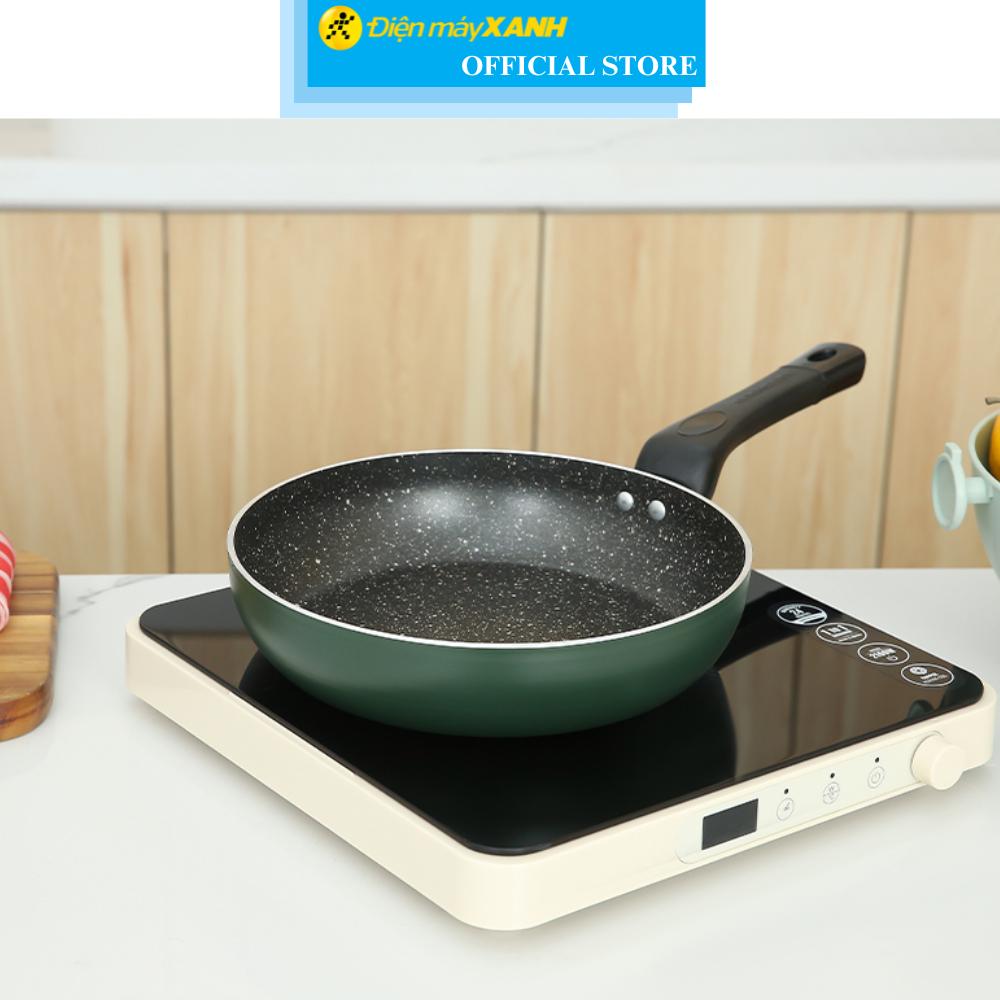 Chảo nhôm chống dính vân đá đáy từ 24 cm Sunhouse SH24G