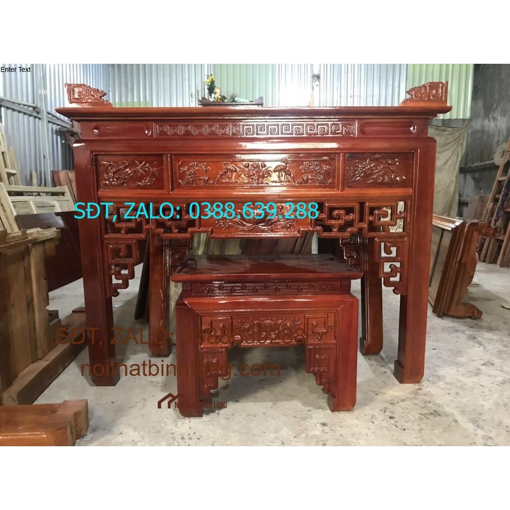 Án gian thờ gỗ mít Đức