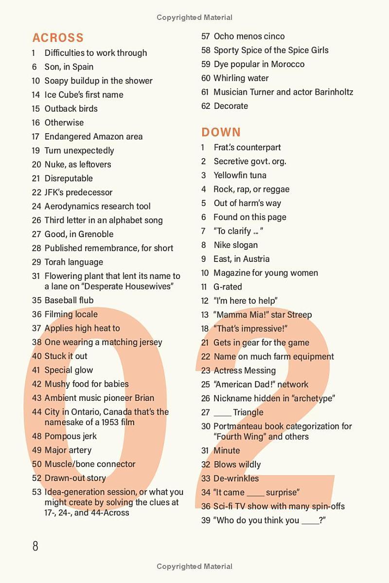 Sách ngoại văn: 100 Stress - Relieving Crossword Puzzles To Sharpen Your Mind