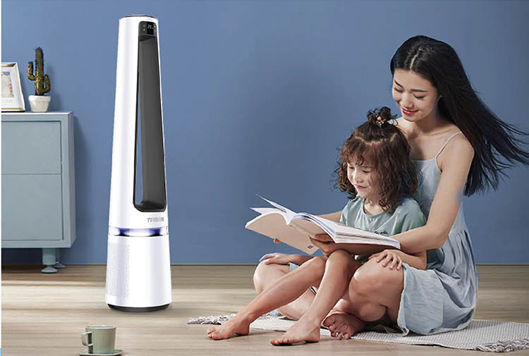 Quạt tháp không cánh và lọc không khí Tiross TS9176 - Hàng Chính Hãng