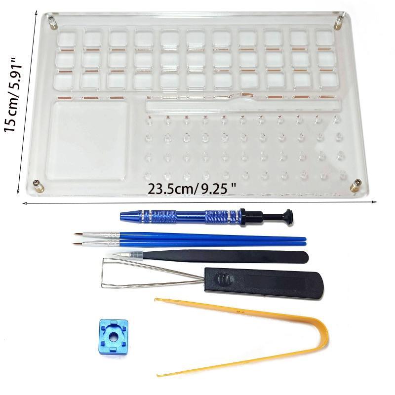 Bộ 8 Dụng Cụ Hỗ Trợ Tháo Gỡ Bàn Phím Cơ Học Có Công Tắc Cho Lube Station Cherry Enh