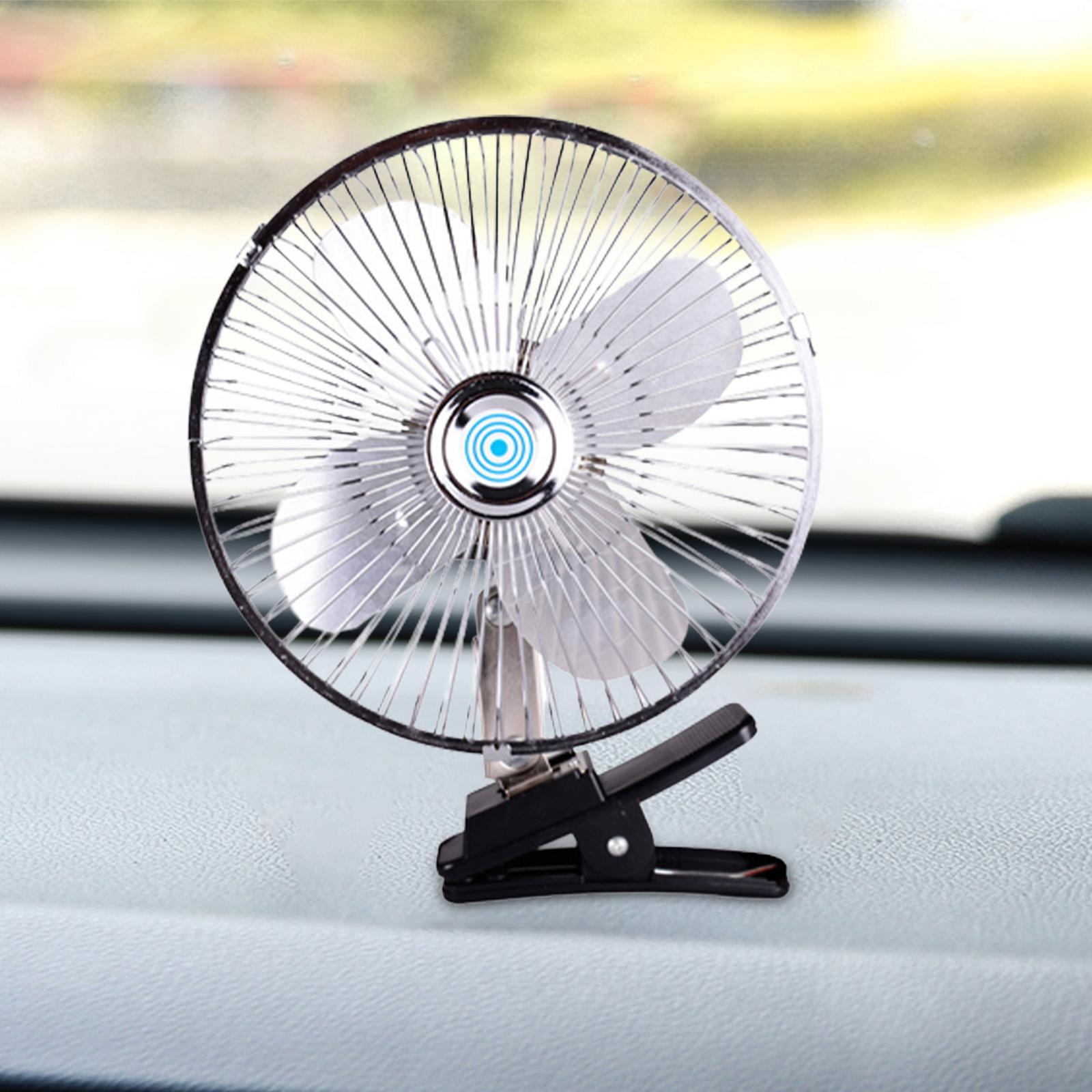 Car   Fan with  Adjustable Low Noise Strong  Desk Fan Summer Cooling Fan for Car Truck Vehicle