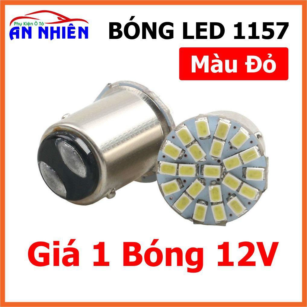 BÓNG ĐÈN LED XI NHAN, ĐÈN HẬU, PHANH, LÙI 22 LED Chân 1156 Hoặc 1157 Cho Xe Máy, Ô Tô 12V - 24V (Giá 1 Bóng)