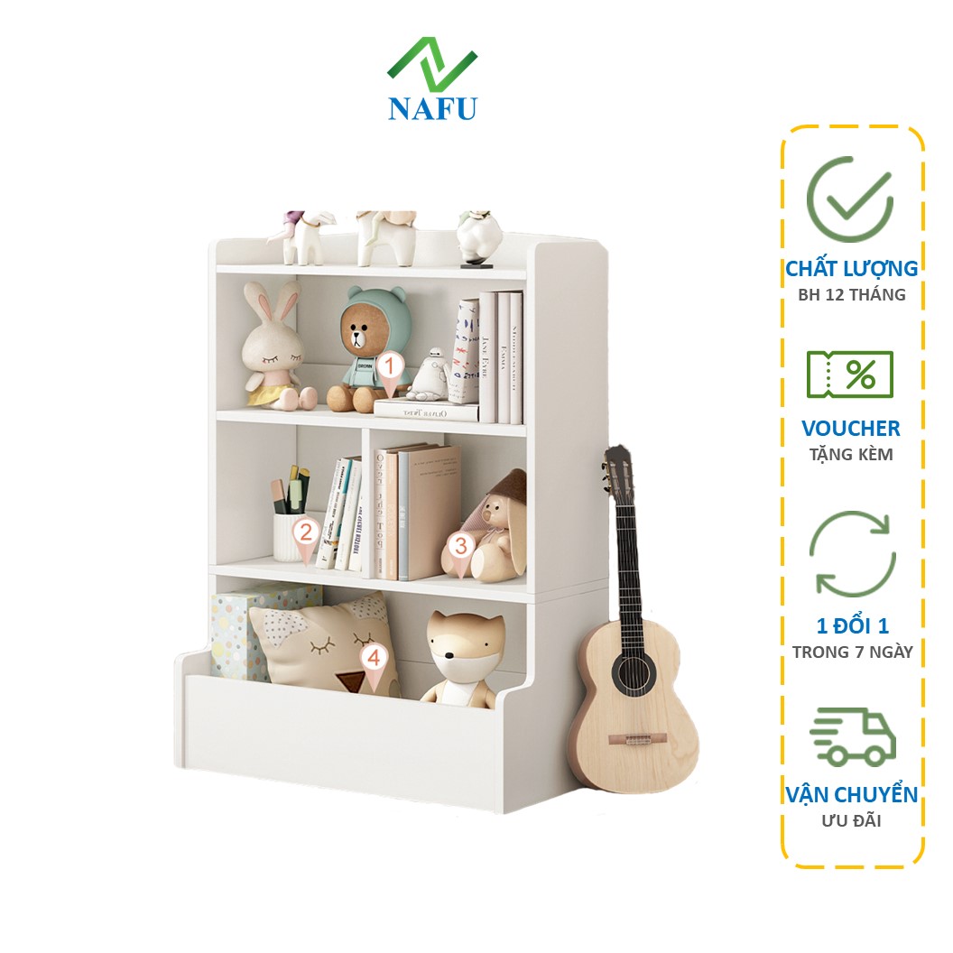 Kệ Sách Cho Bé Chil Shelf, Tủ Để Đồ Chơi Cho Bé Nhỏ Gọn, An Toàn Thân Thiện Tiện Lợi GP158