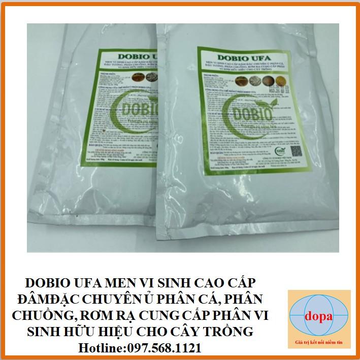 CHẾ PHẨM VI SINH EM UFA DOPA dùng ủ phân cá, xử lý rác thải hữu cơ gói 200g DOPA.COM.VN
