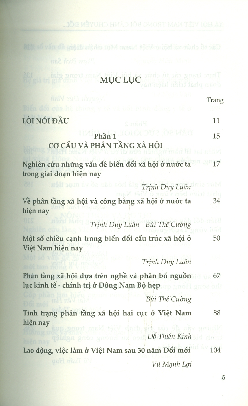Xã Hội Việt Nam Trong Bối Cảnh Chuyển Đổi - Những Nghiên Cứu Từ Tiếp Cận Xã Hội Khoa Học - Đồng chủ biên: Nguyễn Đức Vinh, Đặng Nguyên Anh