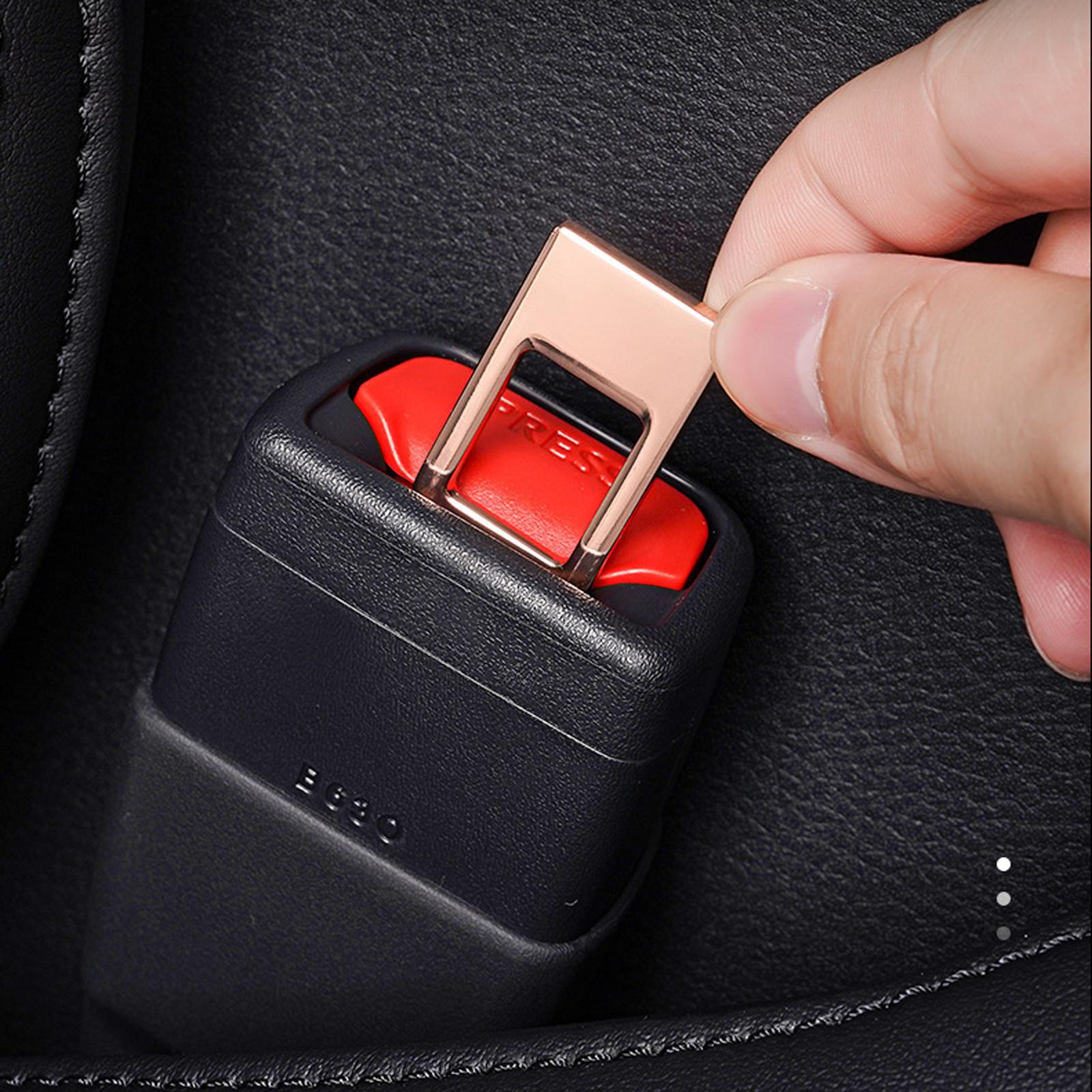 Car Safety Seat Belt Buckle Clip Metal Insert Card for Byd Atto 3