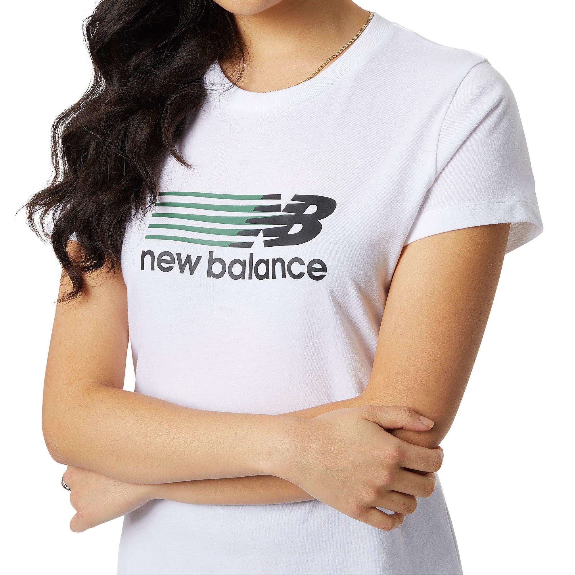 Áo thun thời trang nữ New Balance NB APP LIFESTYLE T-SHIRT W WHITE - WT23801WT (form quốc tế)