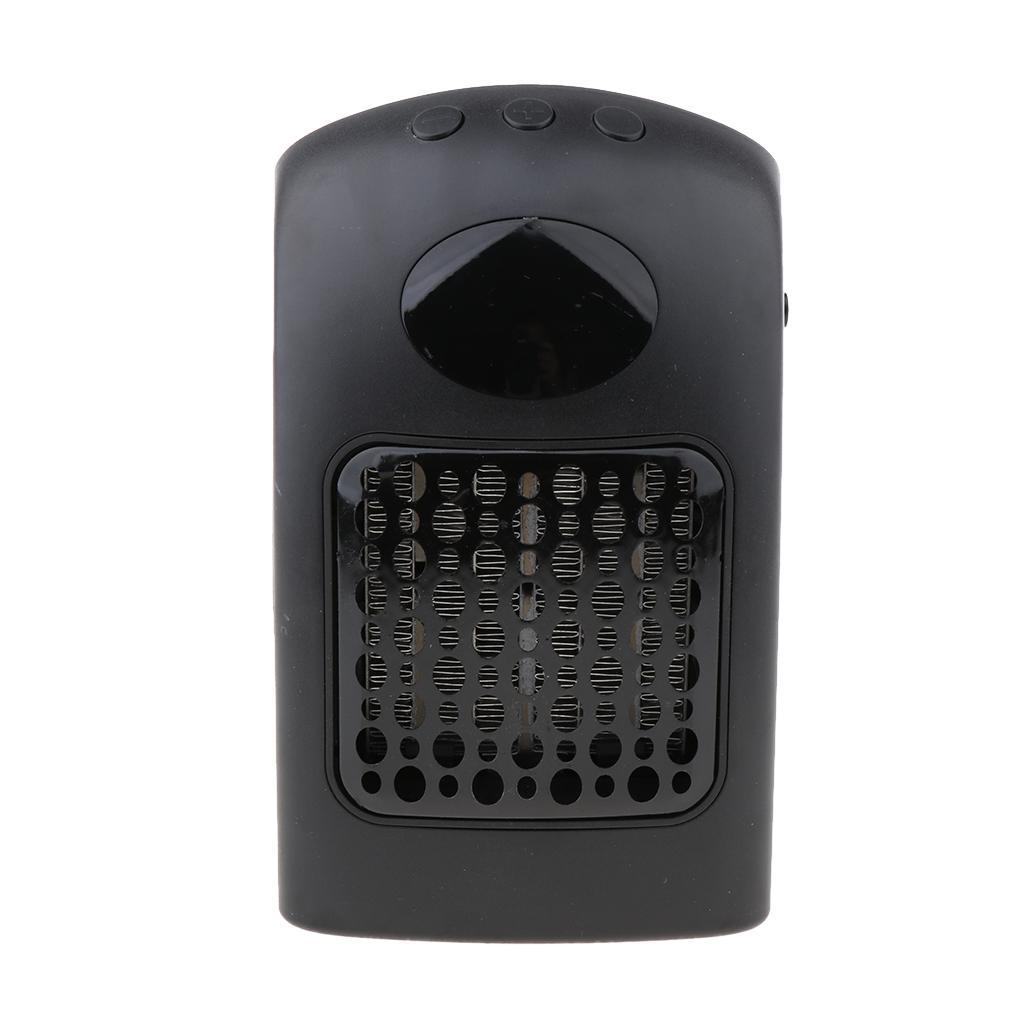 900W Wall-Outlet Mini Portable Slient Home Office Air Heater Warm Blower EU