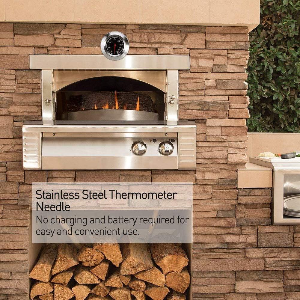 Nhiệt Kế Thép Không Gỉ, Nhiệt Kế Kim Loại, Dùng Cho Lò Nướng Gas Nướng Bằng Thép Không Gỉ,
