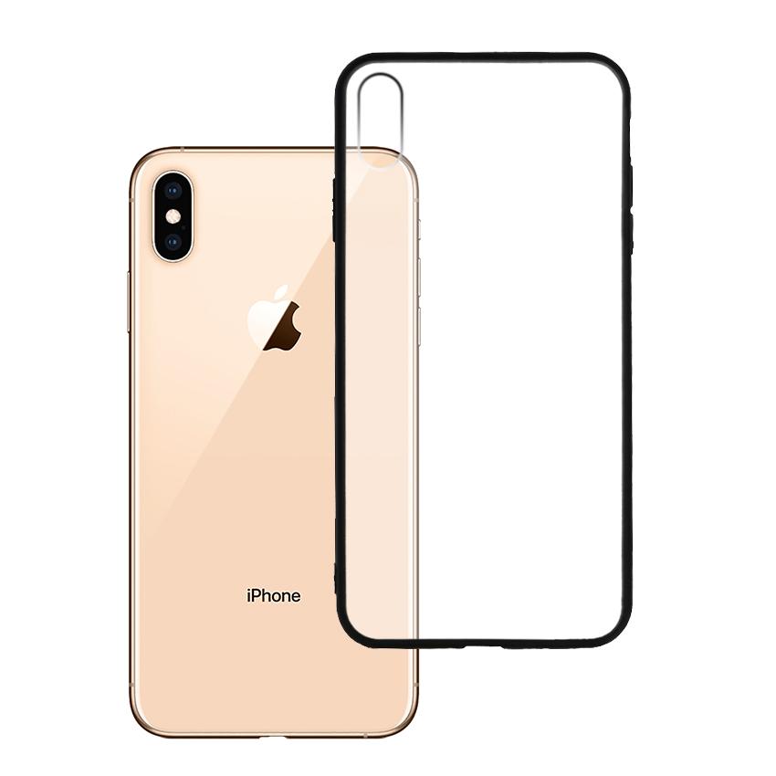 Ốp lưng Iphone XS Max - Bề mặt nhám chống vân tay, lưng cứng, viền TPU dẻo - 02008 - Hàng Chính Hãng