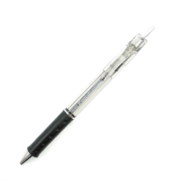 Bút Bi Bấm Pentel 0.7 BX477 - Màu Đen