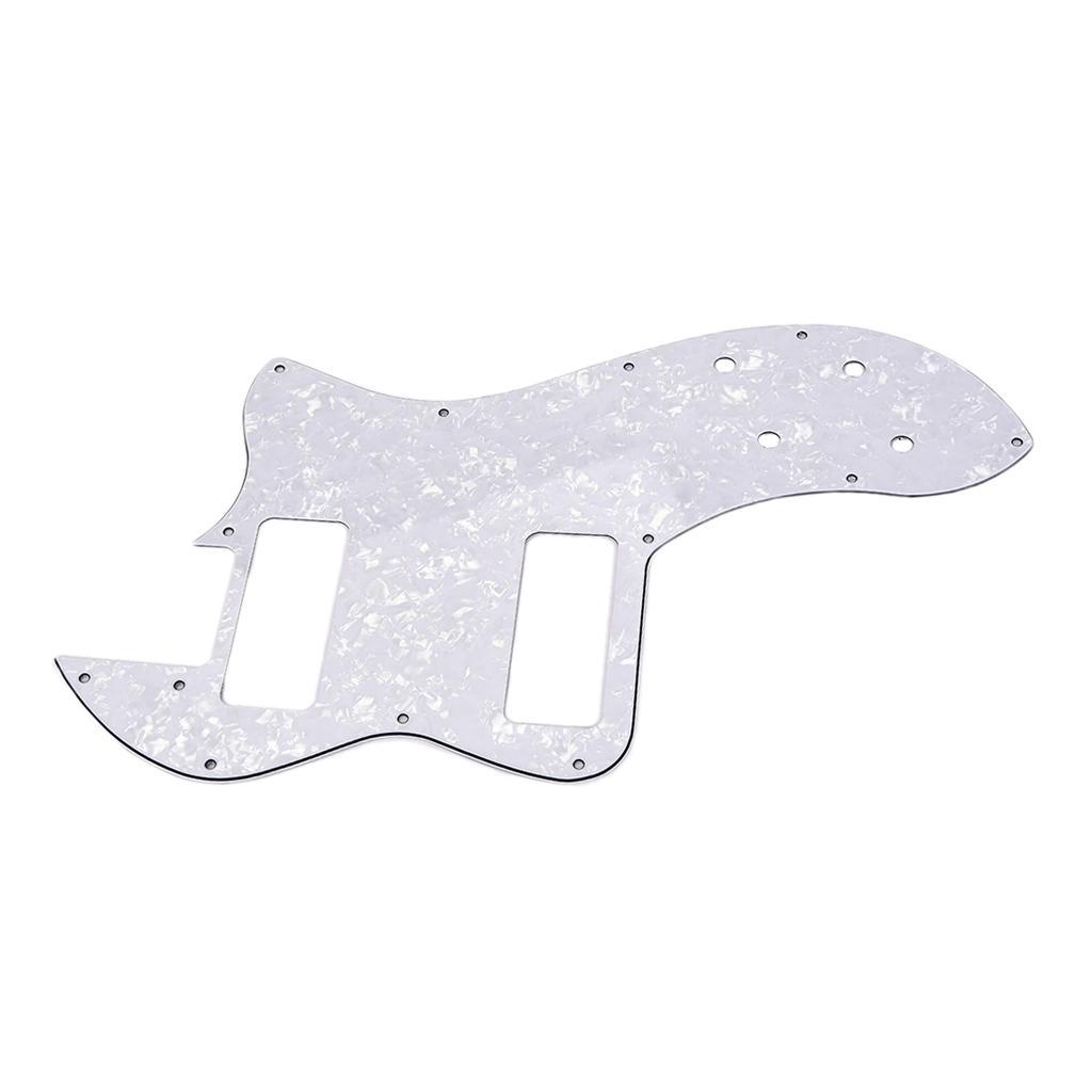Deluxe   Guitar Anti-scratch Pickguard Parts White Pearl