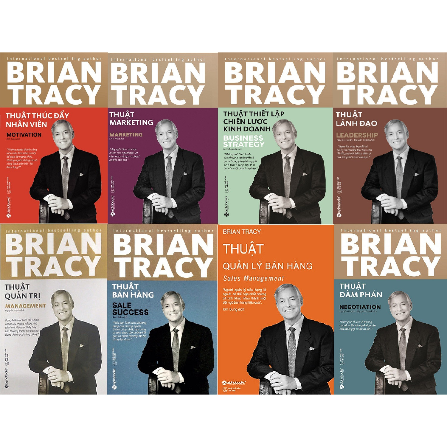 Combo Sách - 8 Cuốn Sách Kinh Tế Của Tác Giả Brian Tracy