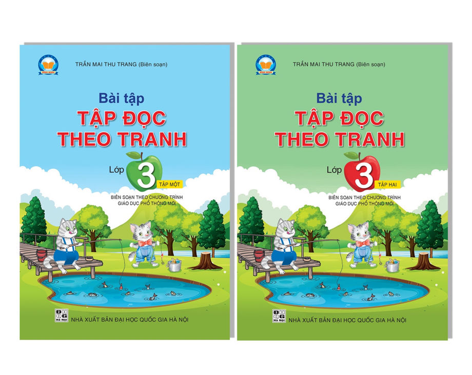 Hình ảnh Sách Combo Bài tập tập đọc theo tranh lớp 3 tập 1 + 2 (KẾT NỐI)