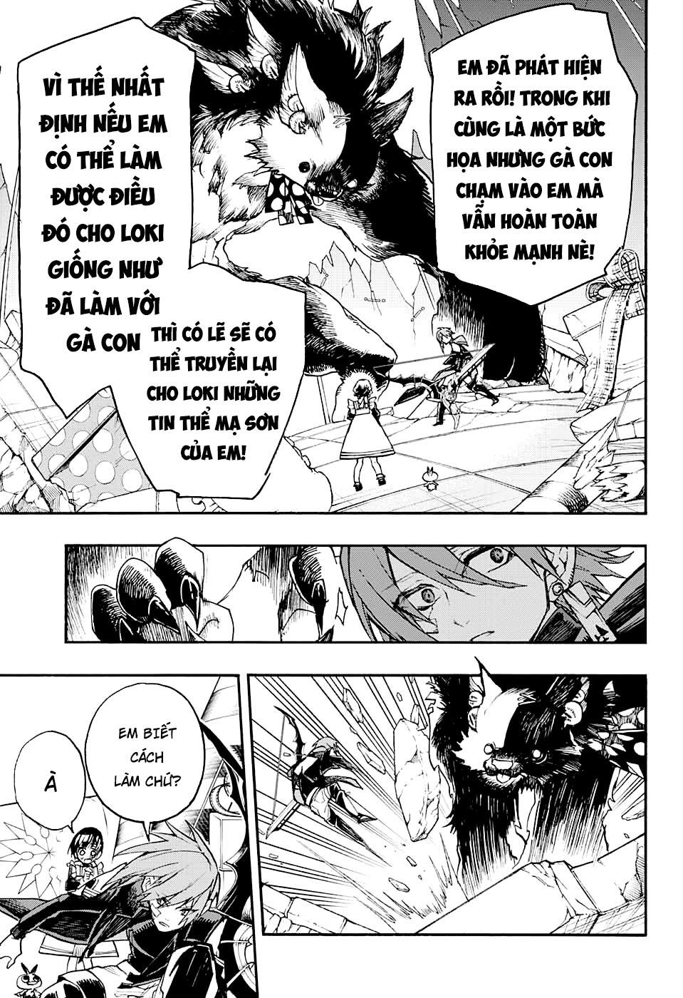 những bức họa quái dị của phù thủy chapter 17.1 18