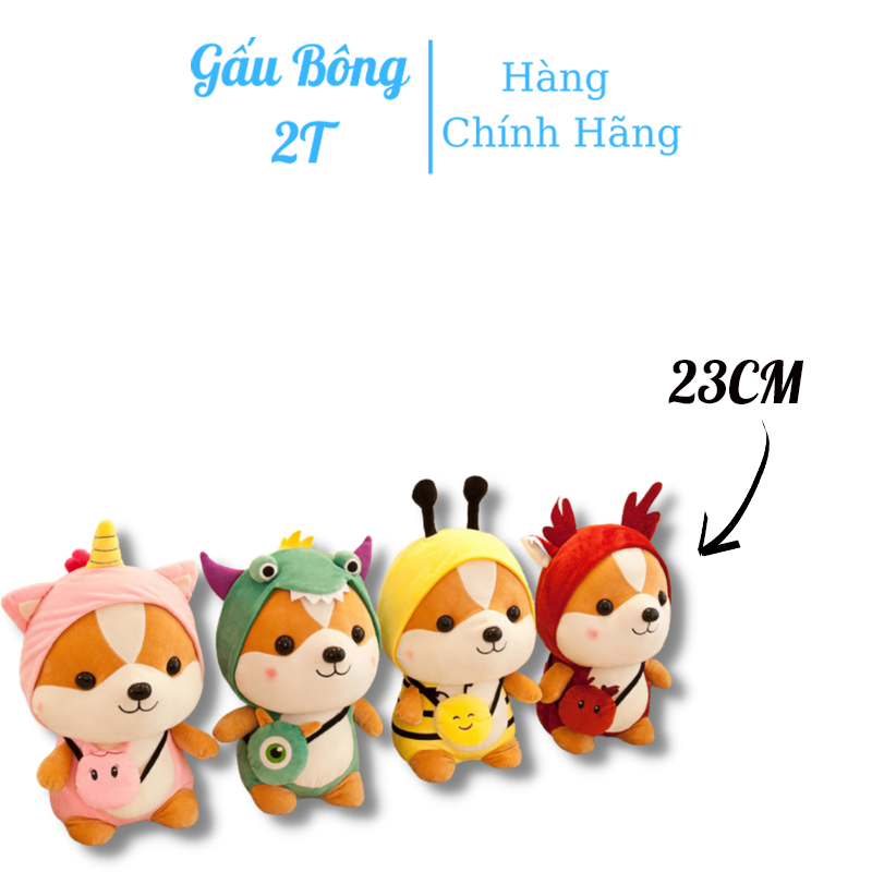 Gấu Bông Sóc Con Cosplay Cute- Gấu Bông 2T-Thú Bông Chibi Với Vải Nhung Co Giãn Lót Bông Gòn Cao Cấp